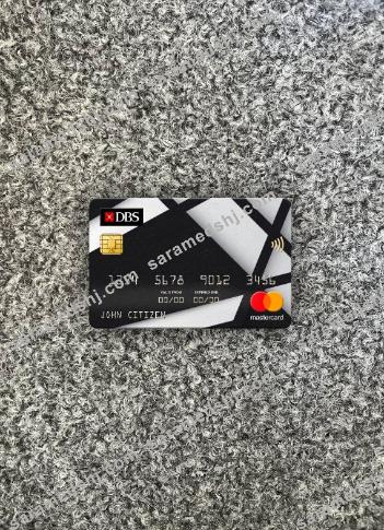 Singapore DBS bank mastercard photolook front